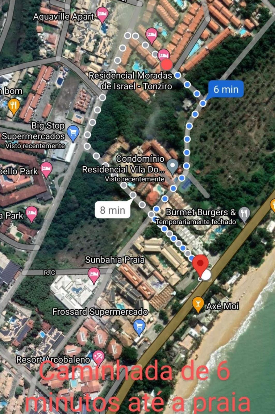 Casa Praia De Taperapuan Em Porto Porto Seguro Exteriér fotografie
